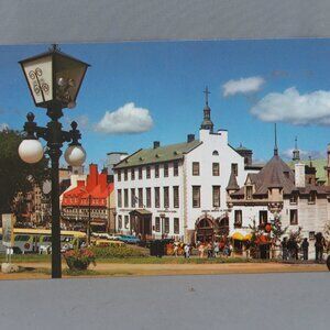 Vintage Postcard - Fort Museum Quebec City Saint Anne Street View - JC Ricard